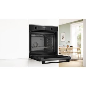 Bosch HBG237BB4, Serie 6, Einbau-Backofen, 60 x 60 cm, Schwarz