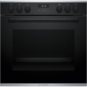 Bosch HEG237BB5, Serie 6, Einbau-Herd, 60 x 60 cm, Schwarz