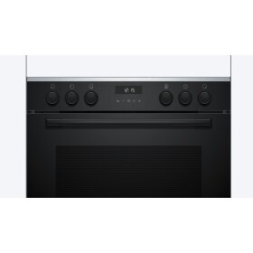 Bosch HEG237BB5, Serie 6, Einbau-Herd, 60 x 60 cm, Schwarz