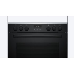 Bosch HEG237BB6, Serie 6, Einbau-Herd, 60 x 60 cm, Schwarz