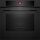 Bosch HBDMATTBK3, Einbau-Backofen-Set, HBG974LM1 + PXL89BH26E, Einbau-Backofen, Kochfeld mit Dunstabzug (Induktion)