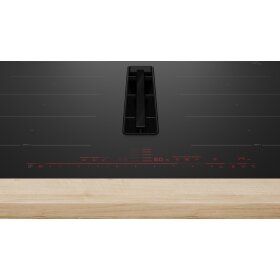 Bosch PXX82BD56E, Serie 8, Kochfeld mit Dunstabzug (Induktion), 80 cm, Mattschwarz, flächenbündig (integriert)