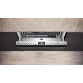 Siemens SR93EX25LE, iQ300, Vollintegrierter Geschirrspüler, 45 cm, varioScharnier für besondere Einbausituationen