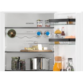 Siemens KI86NSFE0, iQ300, Einbau-Kühl-Gefrier-Kombination mit Gefrierbereich unten, 177.2 x 54.1 cm, Flachscharnier