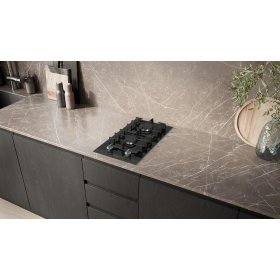 Siemens ER3A6BI40, iQ700, Domino-Kochfeld, Gas, 30 cm, Glaskeramik, Schwarz