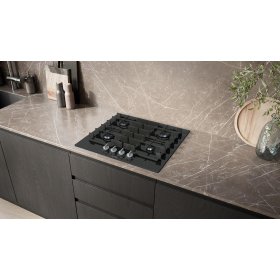 Siemens ER6A6PH40, iQ700, Gaskochfeld, 60 cm, Hartglas, Schwarz