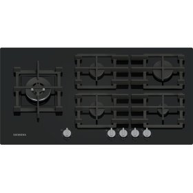 Siemens ER9A6SH40, iQ700, Gaskochfeld, 90 cm, Hartglas, Schwarz