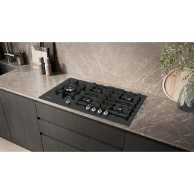 Siemens ER9A6SH40, iQ700, Gaskochfeld, 90 cm, Hartglas, Schwarz