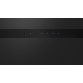 Siemens LC81KANB5, iQ700, Wandesse, 80 cm, Klarglas matt schwarz bedruckt, Mattschwarz