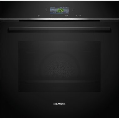 Siemens HB772A1B1, iQ700, Einbau-Backofen, 60 x 60 cm, Schwarz, Edelstahl
