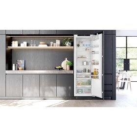 Siemens KI81RADC0, iQ500, Einbau-Kühlschrank, 177.2 x 55.8 cm, Flachscharnier mit Softeinzug