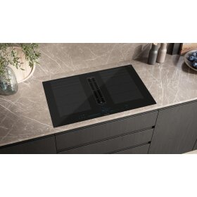 Siemens EX800NX68E, iQ700, Kochfeld mit Dunstabzug (Induktion), 80 cm, flächenbündig (integriert)