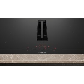 Siemens EX80BHL26E, iQ700, Kochfeld mit Dunstabzug (Induktion), 80 cm, Mattschwarz, flächenbündig (integriert)