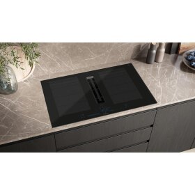 Siemens EX870NX68E, iQ700, Kochfeld mit Dunstabzug (Induktion), 80 cm, Mit Rahmen aufliegend
