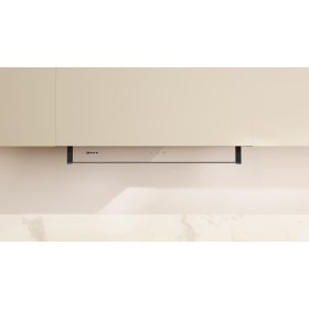 Neff D65XCC2S0, N 50, Integrierte Designhaube, 60 cm, Klarglas, Mattschwarz