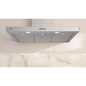 Neff D95BCC2L0, N 50, Wandesse, 90 cm, Metall-Optik