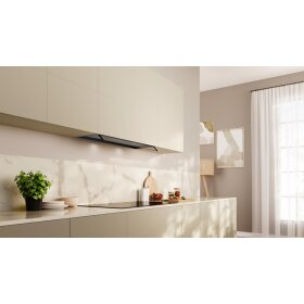 Neff D95XCC2S0, N 50, Integrierte Designhaube, 90 cm, Klarglas, Mattschwarz