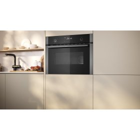 Neff C1AMG84G1, N 50, Einbau Mikrowelle mit Heißluft, 60 x 45 cm, Graphite-Grey