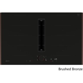 Neff V68YYX4B0, N 90, Induktionskochfeld mit Dunstabzug, 80 cm, Mattschwarz, Flex Design