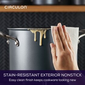Circulon A1 Kochtopf 24 cm, 7,6 Liter