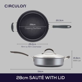 Circulon A1 Schmorpfanne mit Gegengriff 28 cm, 4,7 Liter