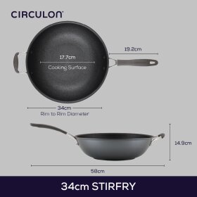 Circulon A1 Wokpfanne mit Gegengriff 34 cm