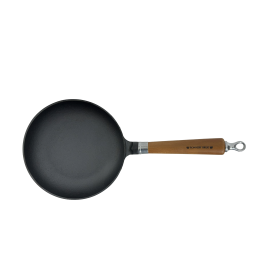 Ronneby Bruk Maestro Bratpfanne hoch, Ø 20 cm, mit braunem Buchenholzgriff
