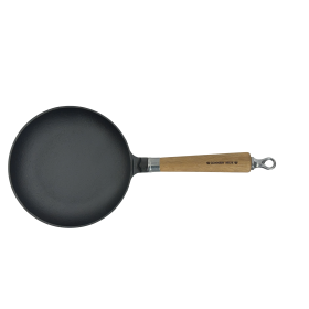 Ronneby Bruk Maestro Bratpfanne hoch, Ø 20 cm, mit Eichenholzgriff