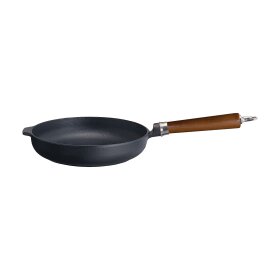 Ronneby Bruk Maestro Bratpfanne hoch, Ø 25 cm, mit braunem Buchenholzgriff