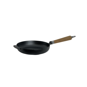 Ronneby Bruk Maestro Bratpfanne hoch, Ø 25 cm, mit Eichenholzgriff