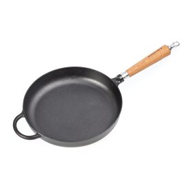 Ronneby Bruk Maestro Bratpfanne hoch, Ø 28 cm, mit Eichenholzgriff