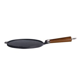 Ronneby Bruk Maestro Crépe-Pfanne, Ø 24 cm, mit braunem Buchenholzgriff