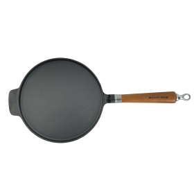 Ronneby Bruk Maestro Crépe-Pfanne, Ø 24 cm, mit braunem Buchenholzgriff