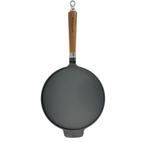 Ronneby Bruk Maestro Crépe-Pfanne, Ø 24 cm, mit braunem Buchenholzgriff