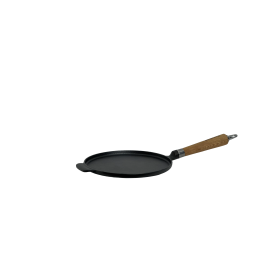 Ronneby Bruk Maestro Crépe-Pfanne, Ø 24 cm, mit Eichenholzgriff