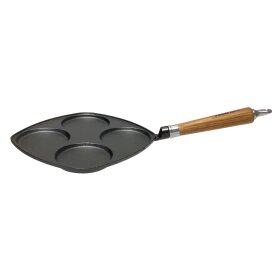 Ronneby Bruk Maestro Eierpfanne, 25 x 25 cm, mit Eichenholzgriff