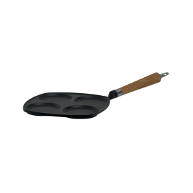 Ronneby Bruk Maestro Eierpfanne, 25 x 25 cm, mit Eichenholzgriff