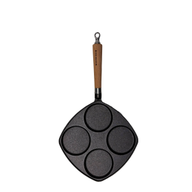 Ronneby Bruk Maestro Eierpfanne, 25 x 25 cm, mit Eichenholzgriff