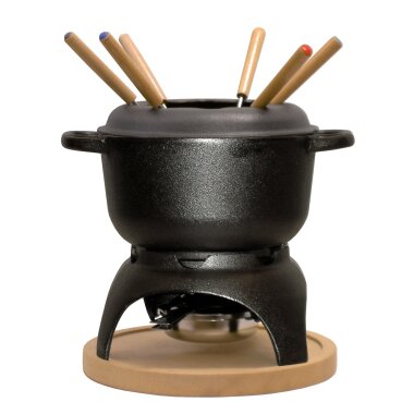 Ronneby Bruk Maestro Fondue-Set, Ø 18 cm, mit Fondue-Gabeln