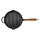 Ronneby Bruk Maestro Grillpfanne, Ø 28 cm, mit braunem Buchenholzgriff
