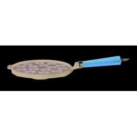 Ronneby Bruk Maestro Poffertjes-Pfanne, Ø 24 cm, mit braunem Buchenholzgriff