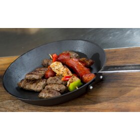 Ronneby Bruk Ultra Light Professional Bratpfanne, Ø 28 cm, mit Schmiedeeisengriff