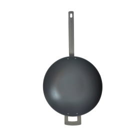 Ronneby Bruk Ultra Light Professional Wok-Pfanne, Ø 32 cm, mit Schmiedeeisengriffen