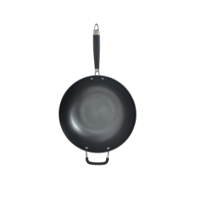 Ronneby Bruk Ultra Light Wok-Pfanne, Ø 30 cm, mit silikonummanteltem Griff