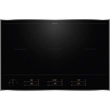 Miele KM 8585 FR Herdunabhängiges Induktionskochfeld 12911470, Edelstahl