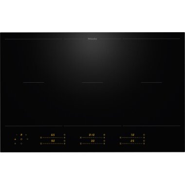 Miele KM 8585 FL Herdunabhängiges Induktionskochfeld 12911480, Schwarz