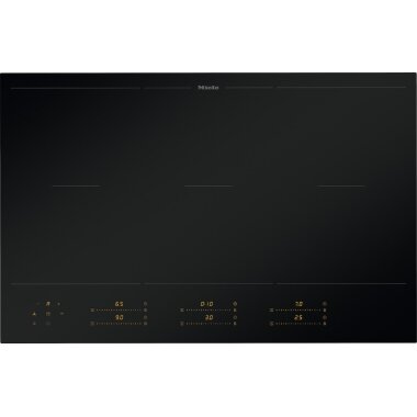 Miele KM 8585 FL MattFinish Herdunabhängiges Induktionskochfeld 12911540, Mattschwarz