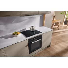 Miele KM 8560 FR Herdgesteuertes Induktionskochfeld 12911750, Edelstahl
