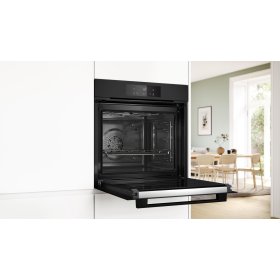 Bosch HBA572BM3, Serie 4, Einbau-Backofen, 60 x 60 cm, Matt schwarz