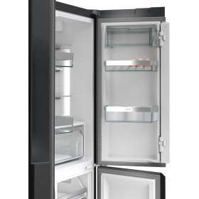 Neff KM3963XE0, N 70, Kühl-Gefrier-Kombination, mehrtürig, 183 x 90.5 cm, Gebürsteter schwarzer Stahl AntiFingerprint, Total No Frost